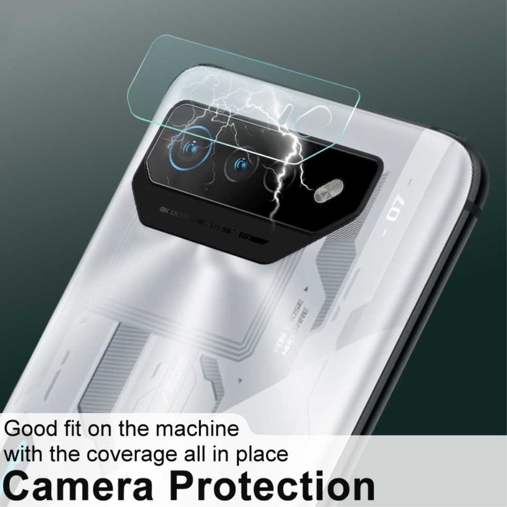 2-pak Hærdet Glas Linsebeskytter Asus ROG Phone 7 Ultimate gennemsigtig