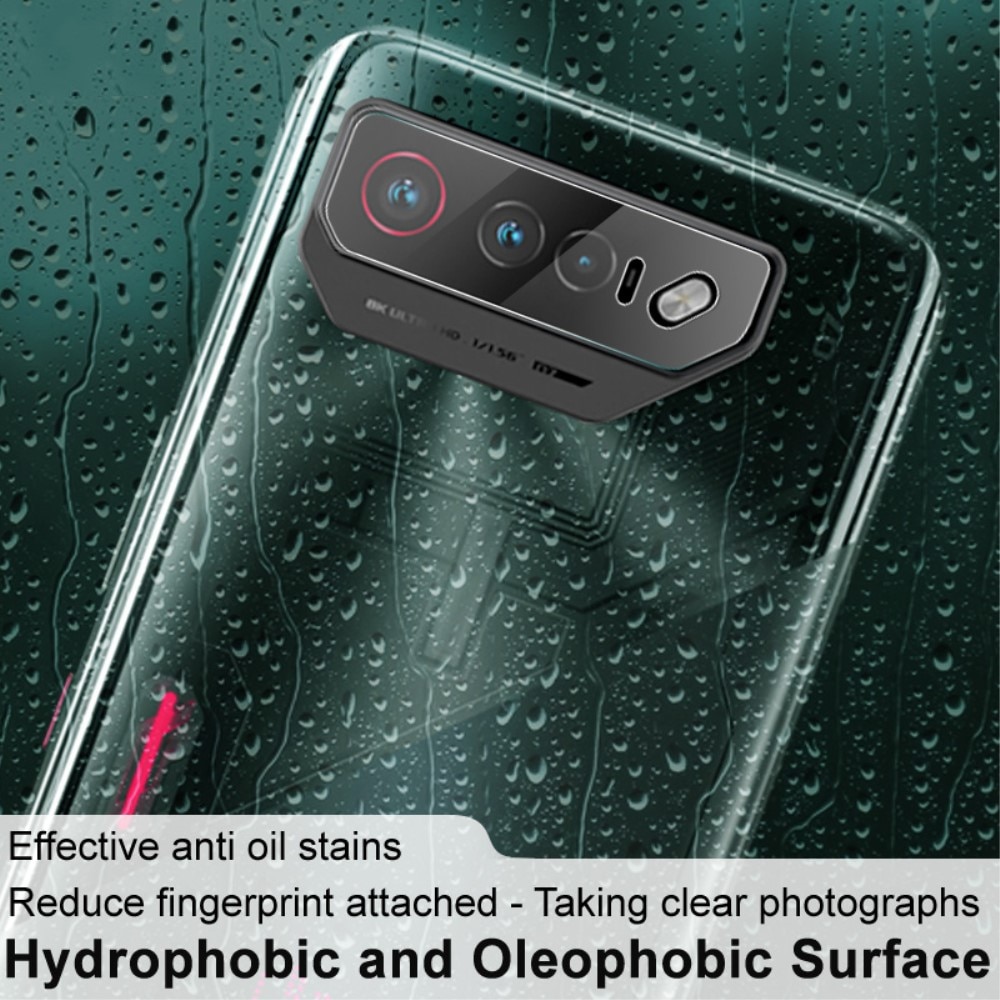 2-pak Hærdet Glas Linsebeskytter Asus ROG Phone 7 gennemsigtig