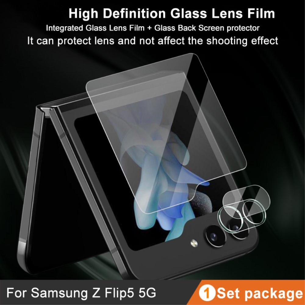 Hærdet Glas Linsebeskytter + Skærmbeskytter Samsung Galaxy Z Flip 5