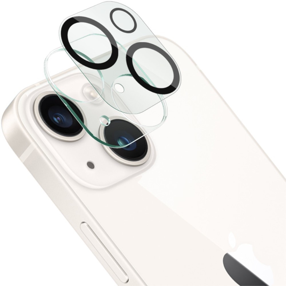 Hærdet Glas Linsebeskytter iPhone 15 gennemsigtig