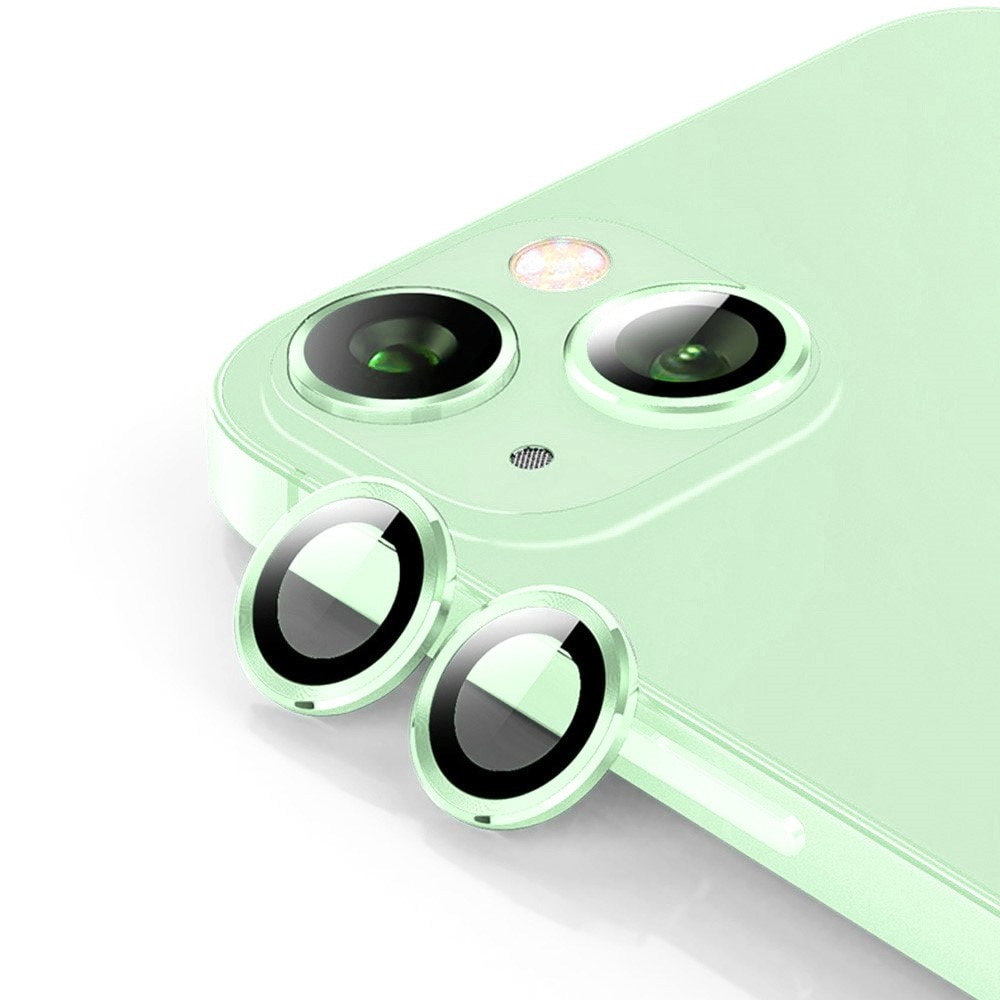 Linsebeskytter Aluminium iPhone 15 grøn