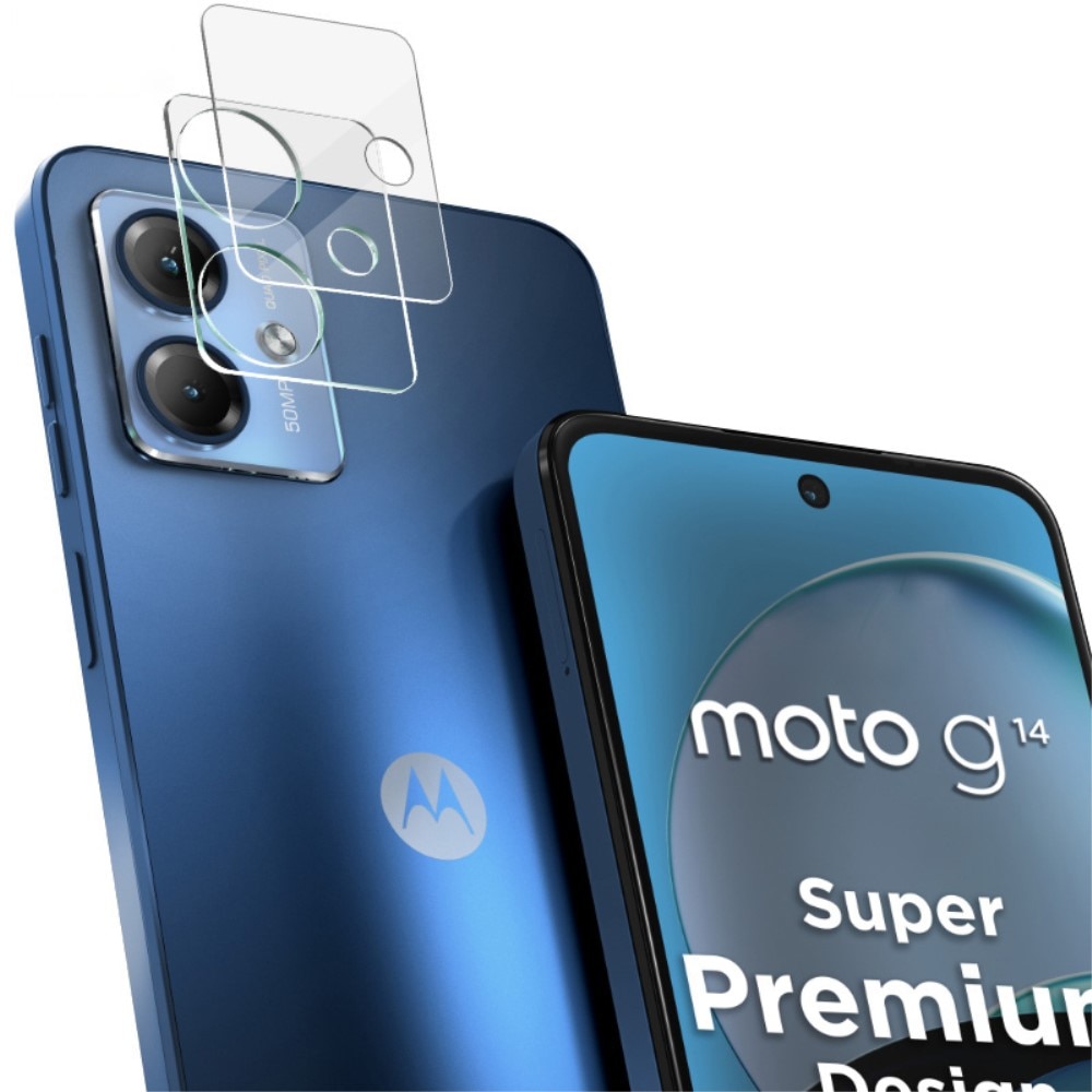 Hærdet Glas Linsebeskytter Motorola Moto G14 gennemsigtig