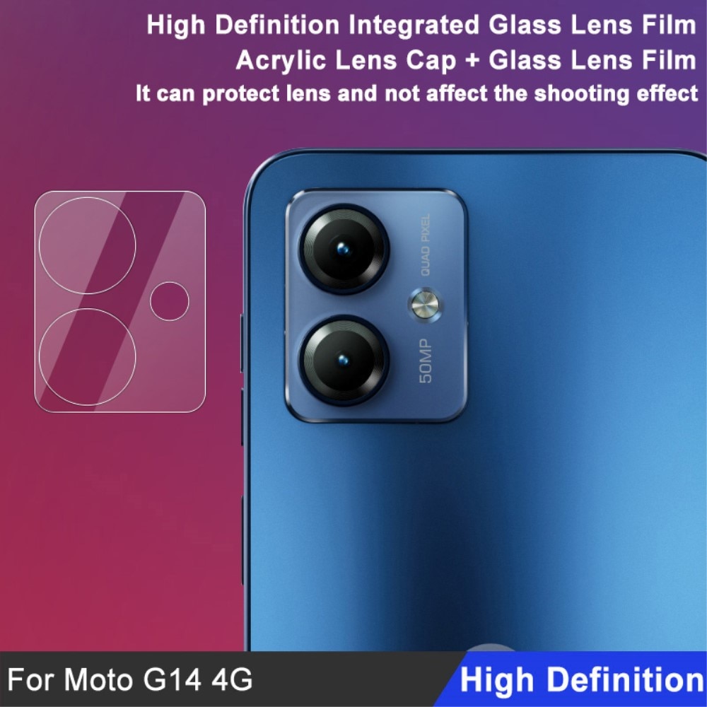 Hærdet Glas Linsebeskytter Motorola Moto G14 Gennemsigtig