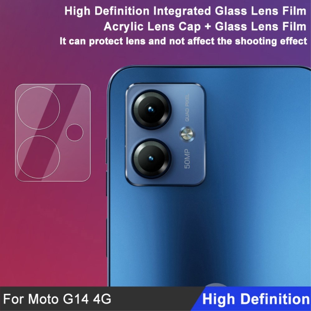 Hærdet Glas Linsebeskytter Motorola Moto G14 gennemsigtig