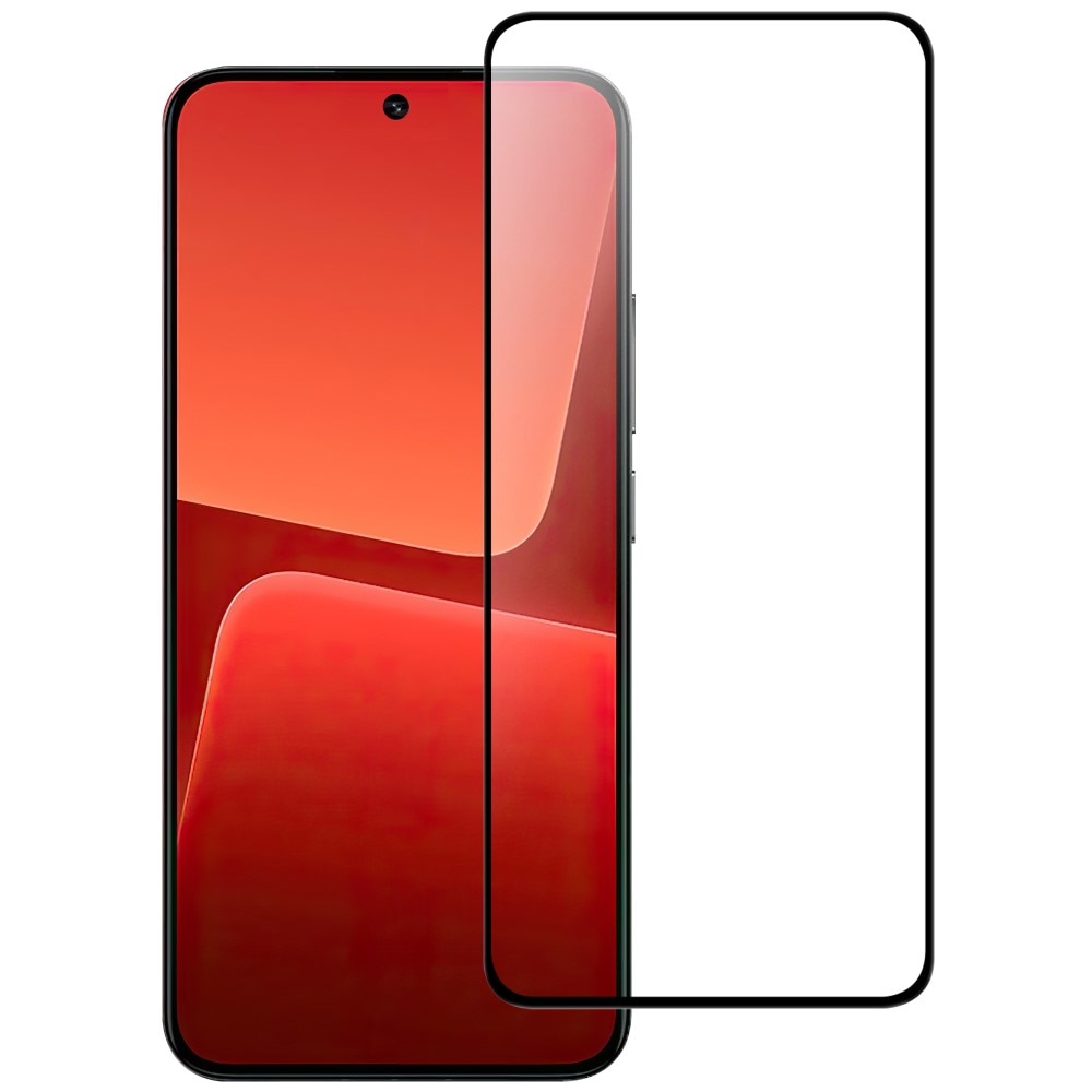 Full-fit Hærdet Glas Skærmbeskytter Xiaomi 13T sort