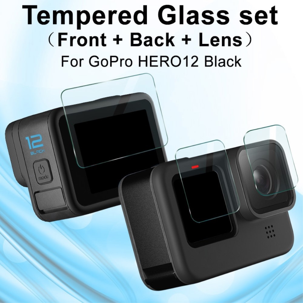 Full-fit Hærdet Glas Skærmbeskytter GoPro HERO12 Black