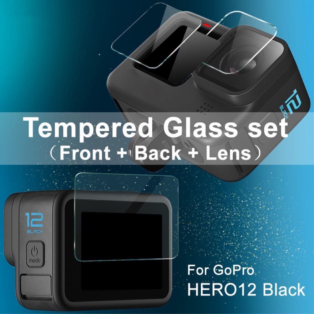 Full-fit Hærdet Glas Skærmbeskytter GoPro HERO12 Black