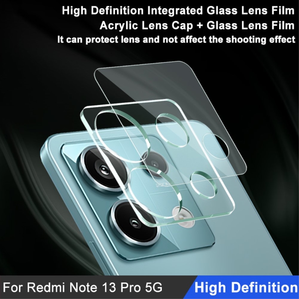 Hærdet Glas Linsebeskytter Xiaomi Redmi Note 13 Pro gennemsigtig