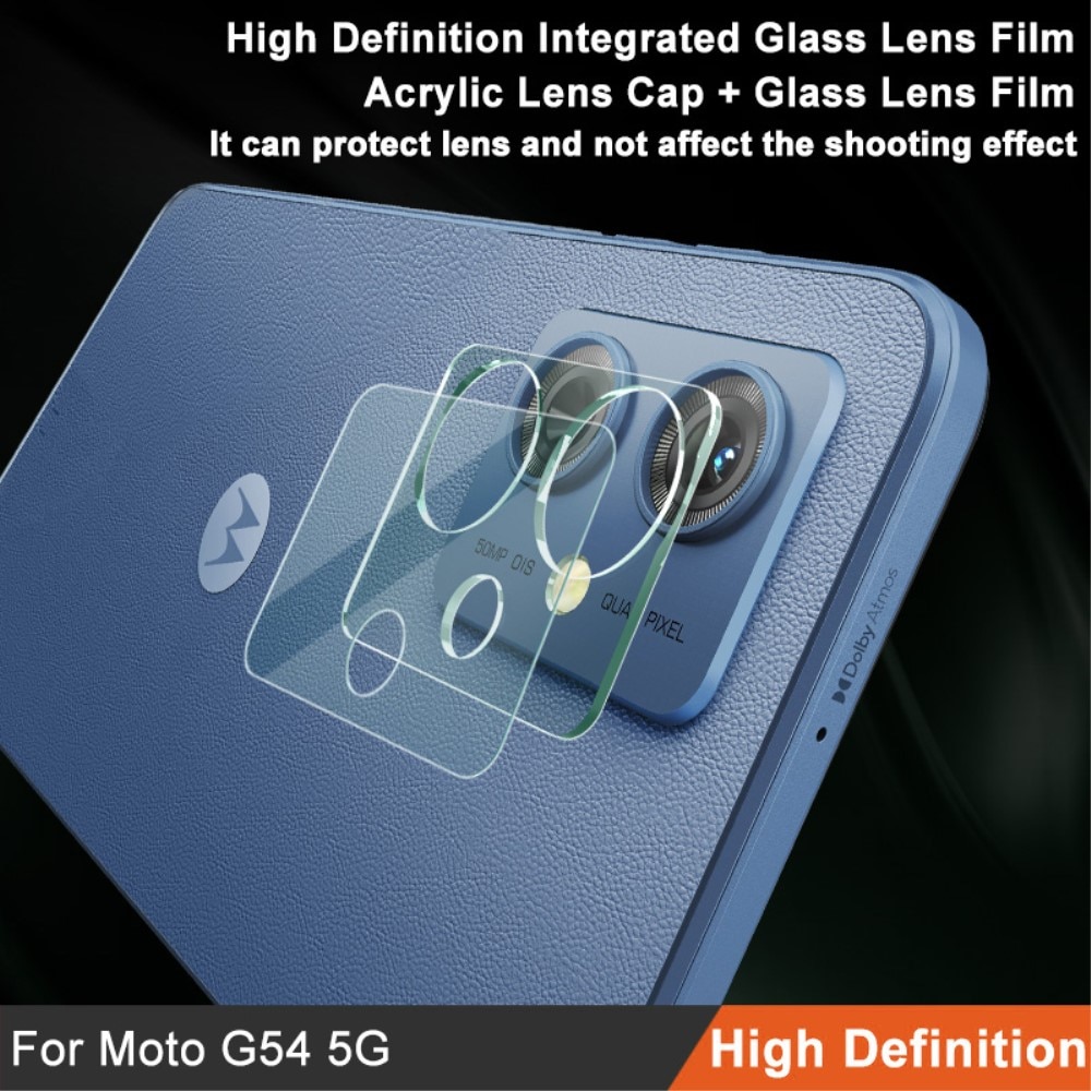 Hærdet Glas Linsebeskytter Motorola Moto G54 gennemsigtig