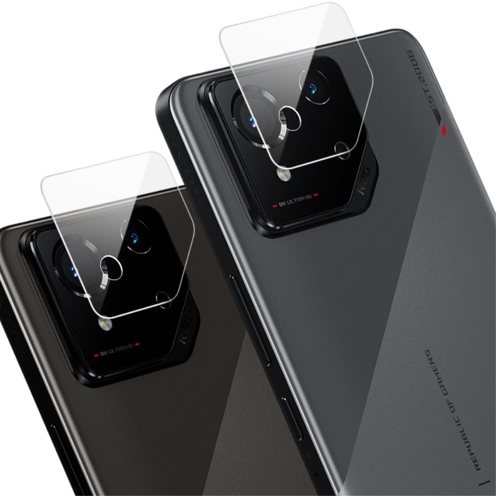 2-pak Hærdet Glas Linsebeskytter Asus ROG Phone 8 Pro gennemsigtig