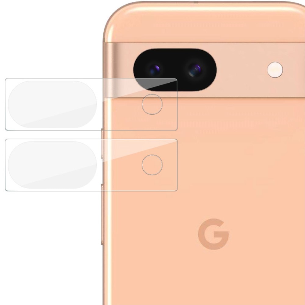 2-pak Hærdet Glas Kamerabeskyttelse Google Pixel 8a gennemsigtig