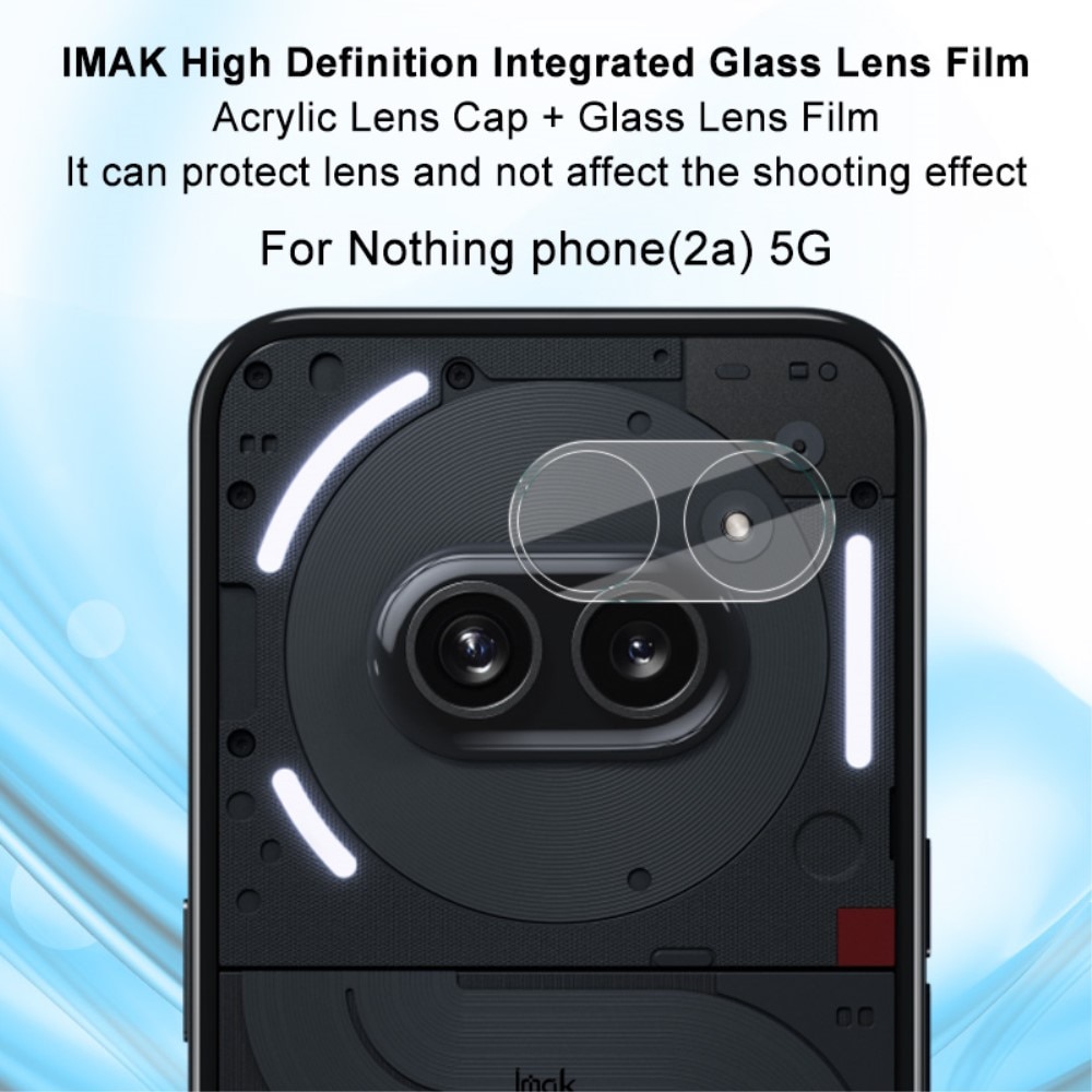 Hærdet Glas Linsebeskytter Nothing Phone 2a gennemsigtig