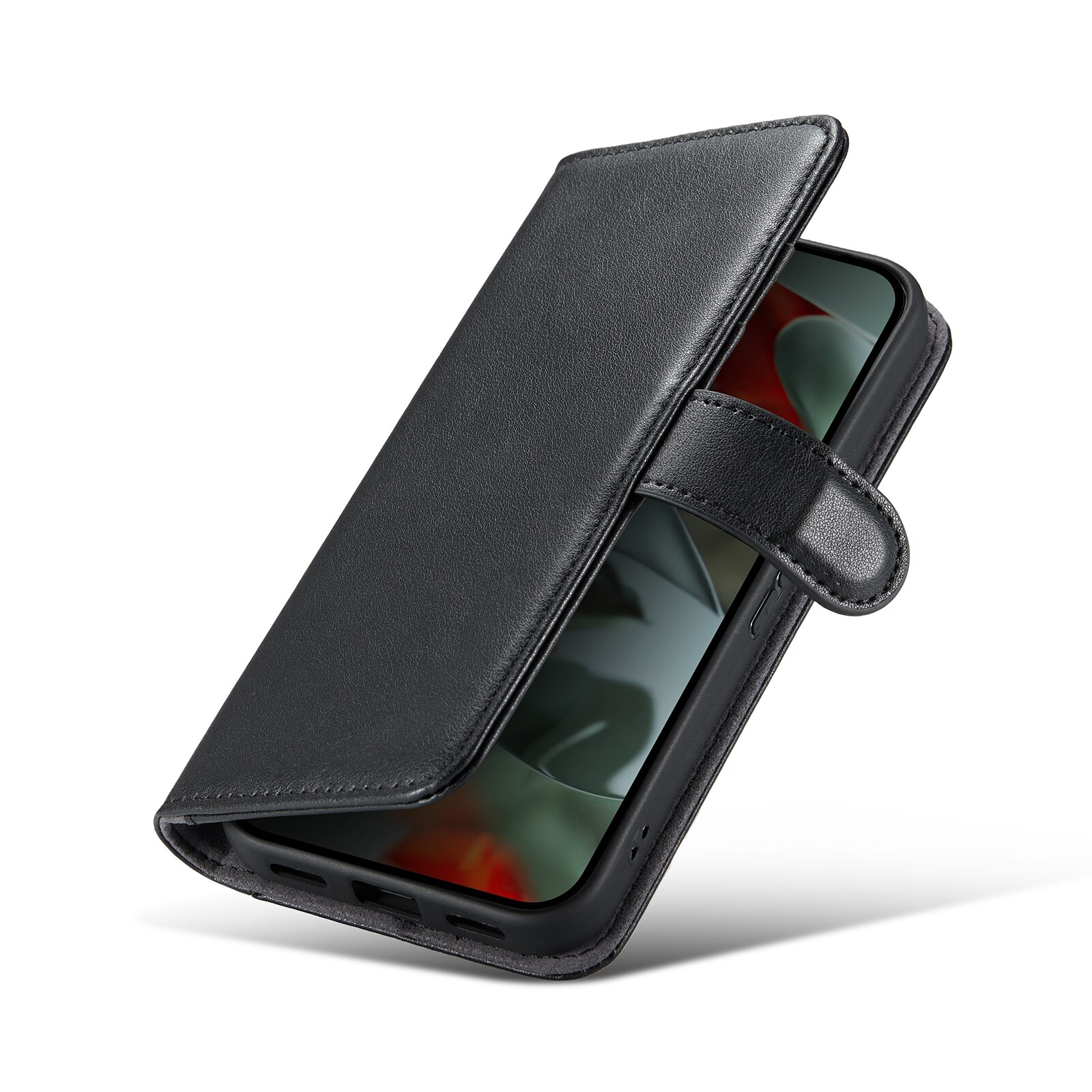 Ægte Læderetui Google Pixel 10 Pro Sort
