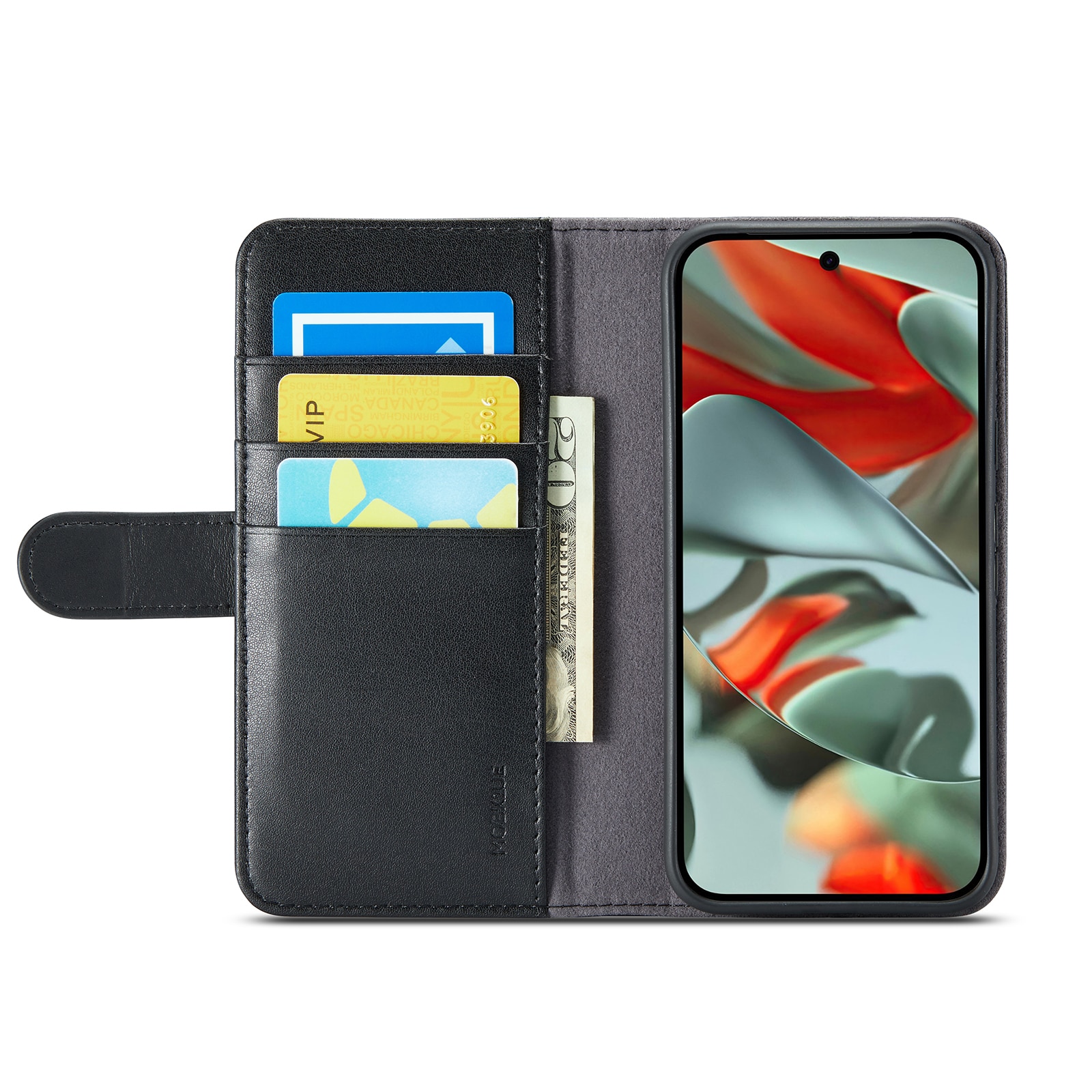 Ægte Læderetui Google Pixel 10 Pro Sort