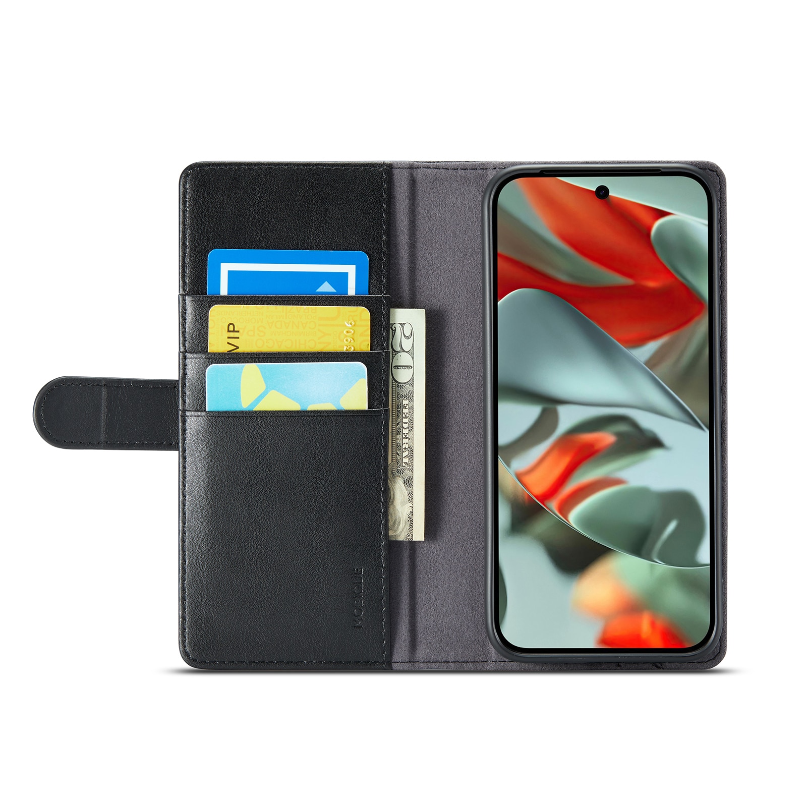 Ægte Læderetui Google Pixel 10 Pro XL Sort