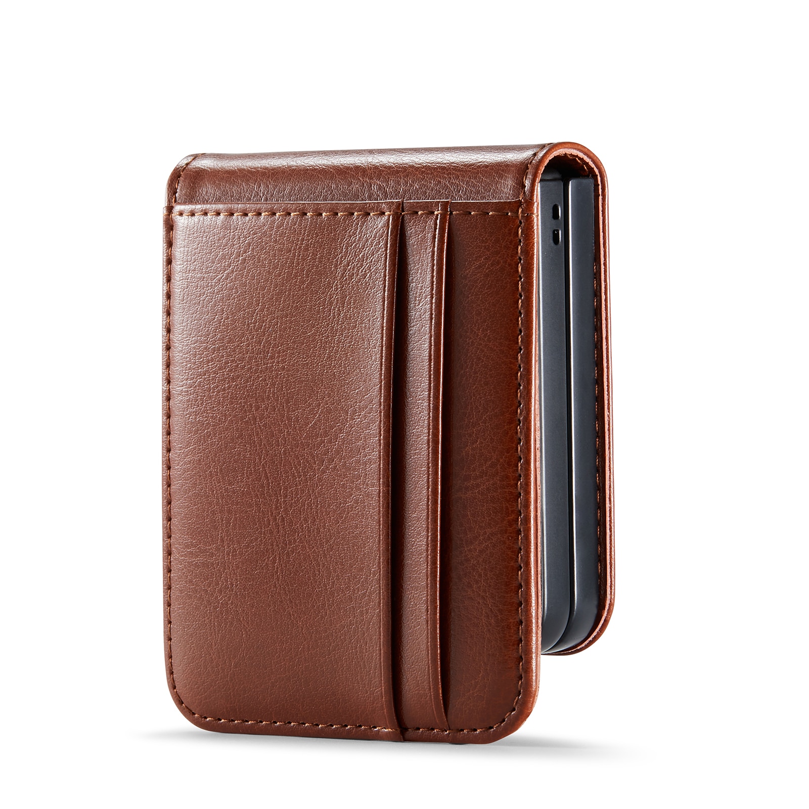 Ægte Læderetui Samsung Galaxy Z Flip 7 Cognac