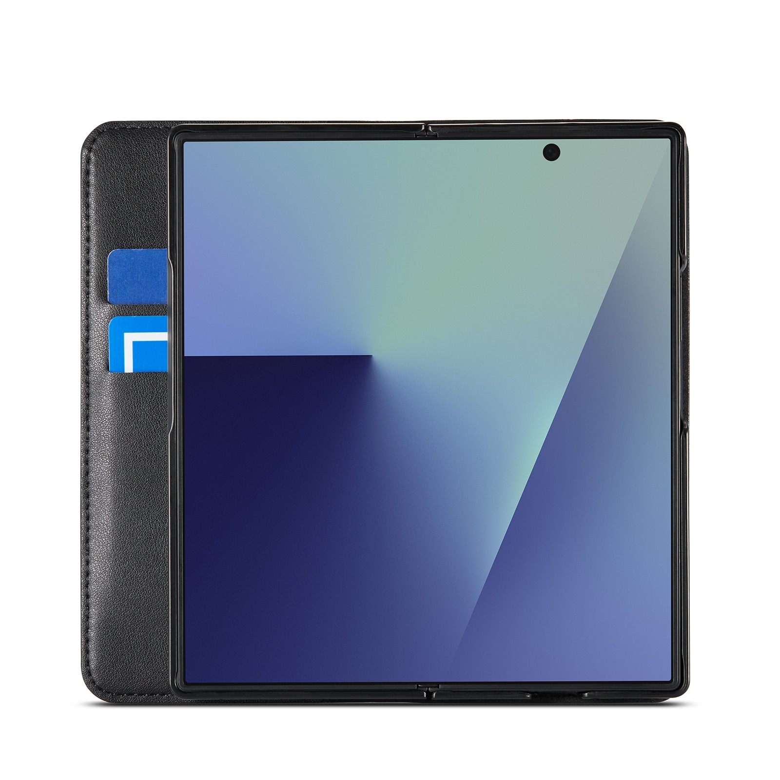 Ægte Læderetui Samsung Galaxy Z Fold 7 Sort