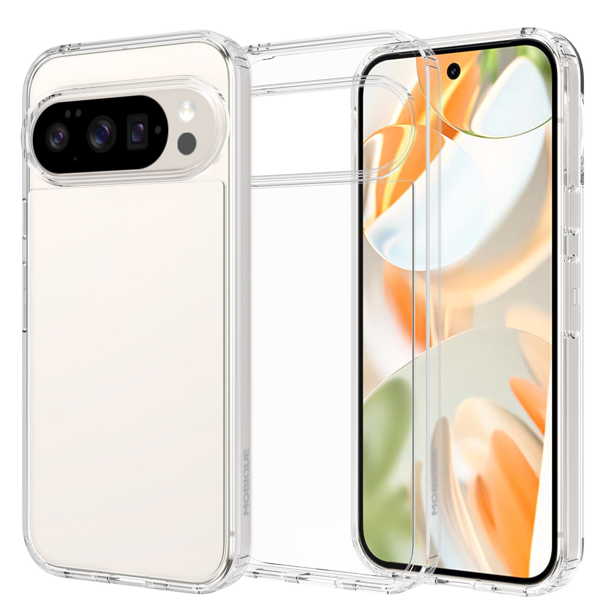 Hybridcover Google Pixel 10 Gennemsigtig