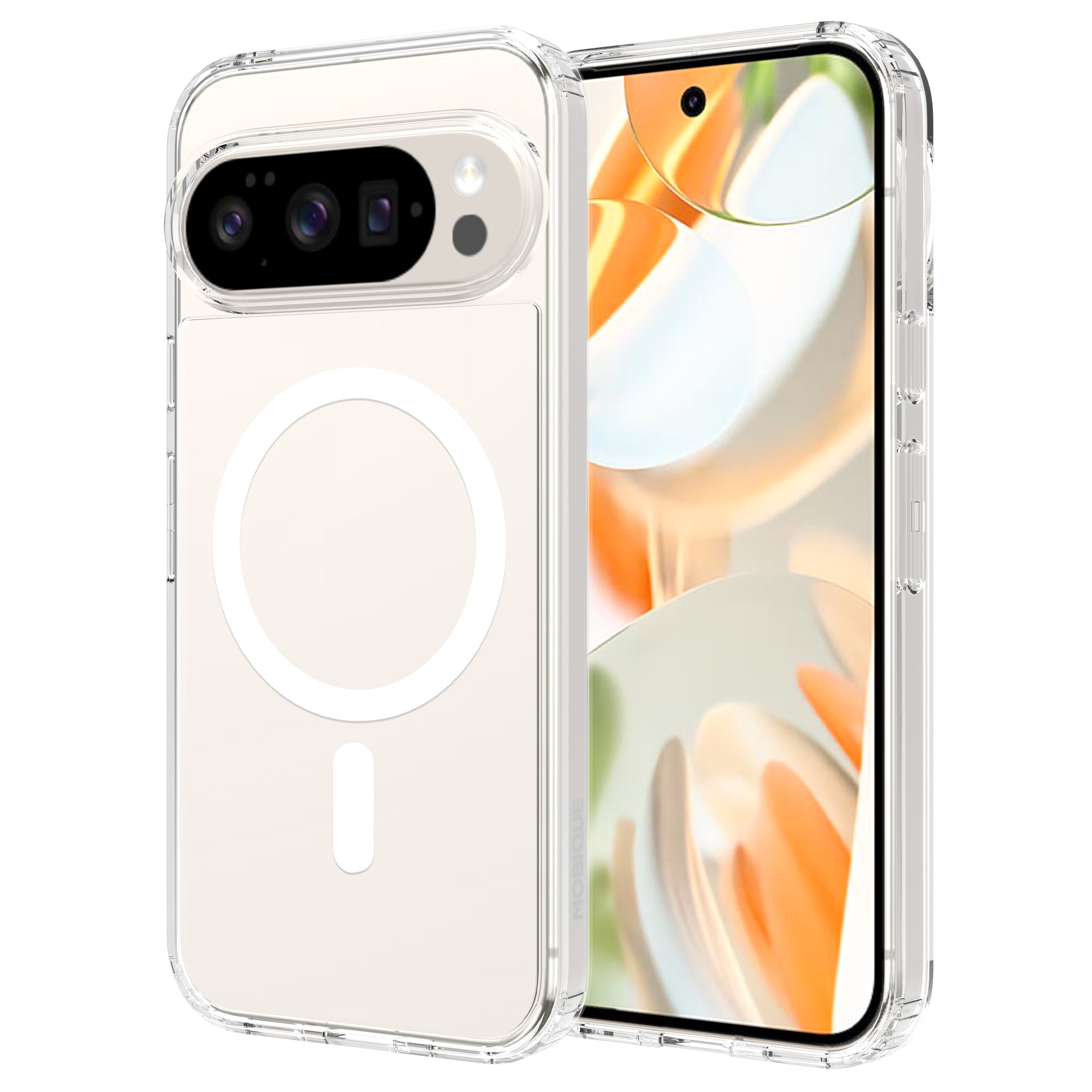 Hybridcover MagSafe Google Pixel 10 Pro Gennemsigtig