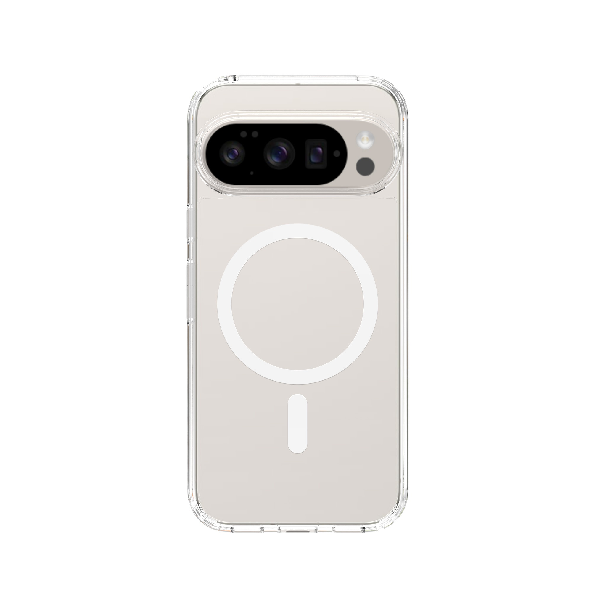 Hybridcover MagSafe Google Pixel 10 Pro Gennemsigtig