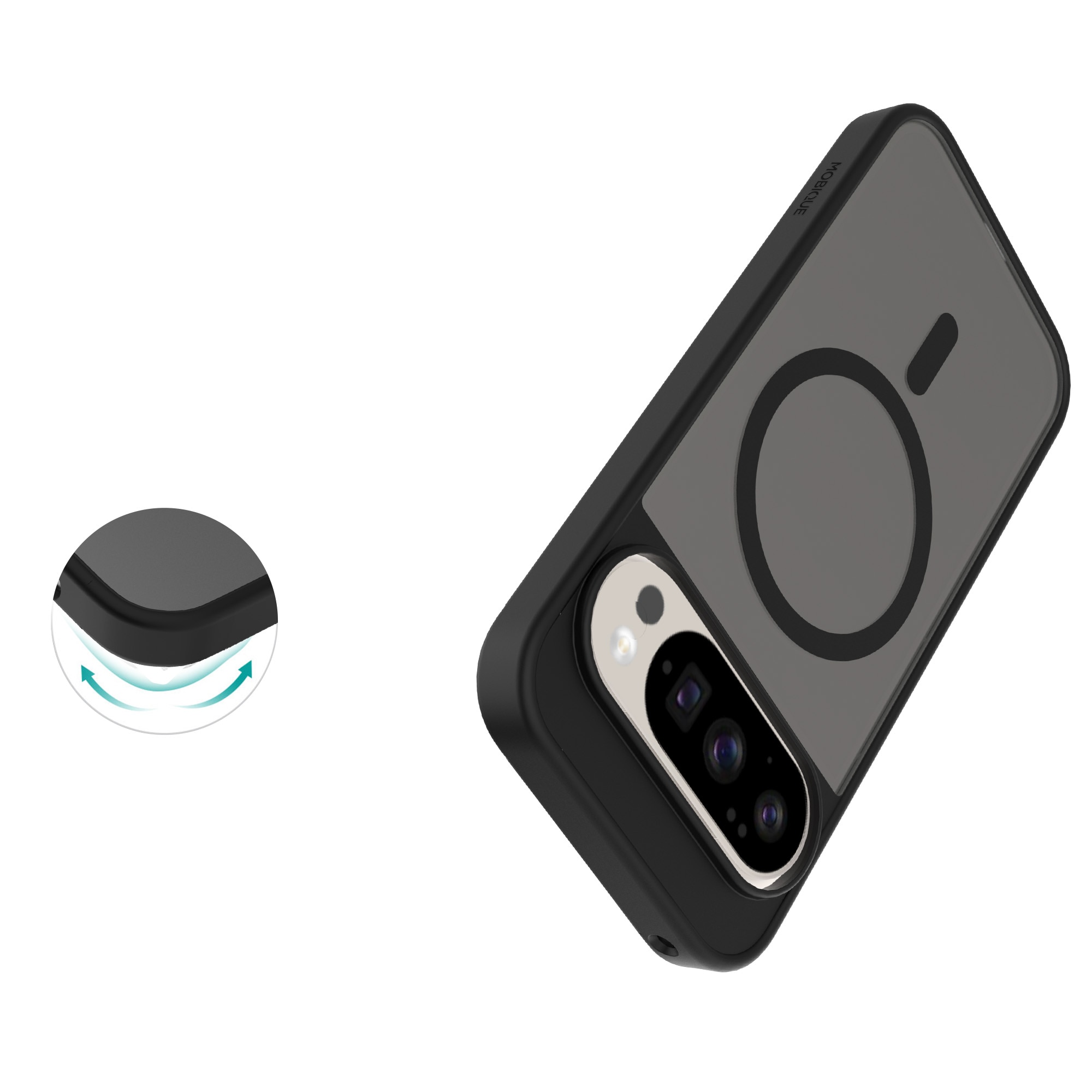 Magnetic Hybrid Cover Google Pixel 10 Pro XL Frosted Black