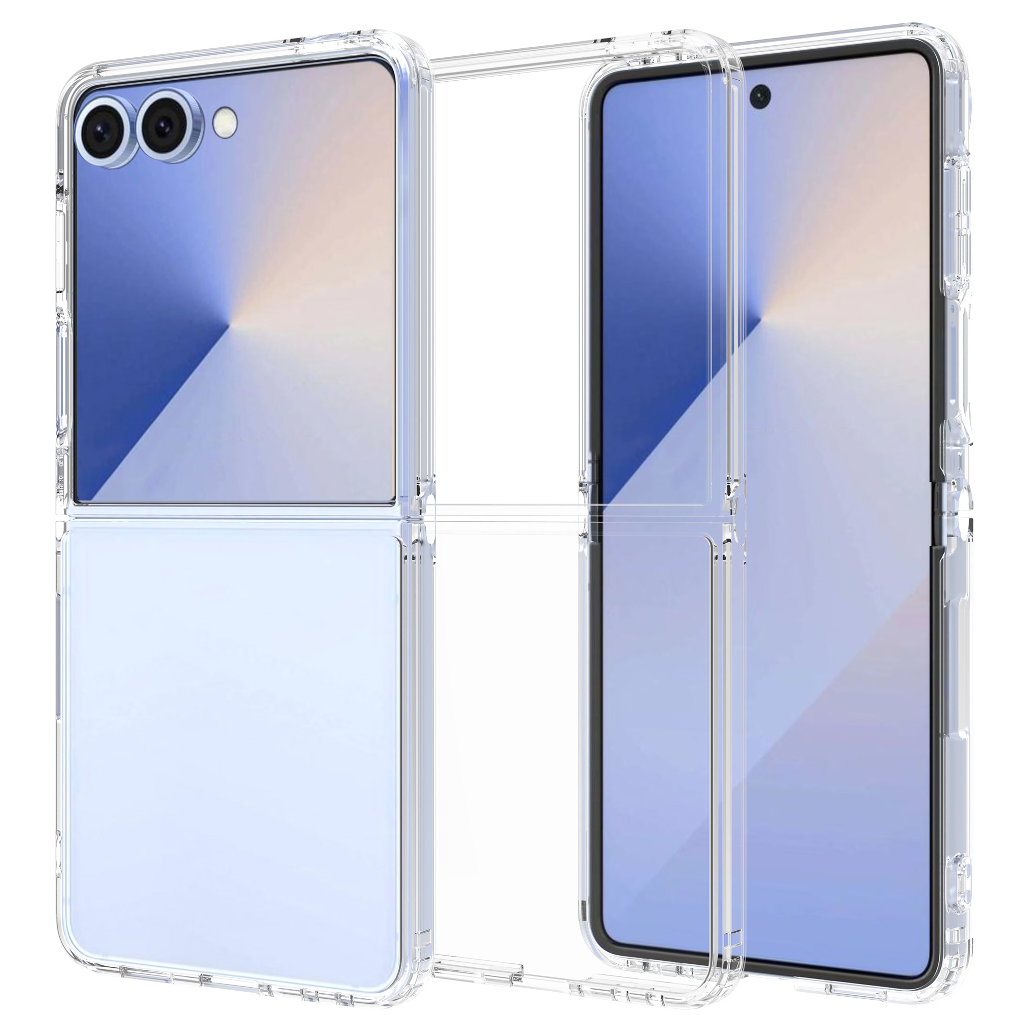Hybridcover Samsung Galaxy Z Flip 7 gennemsigtig