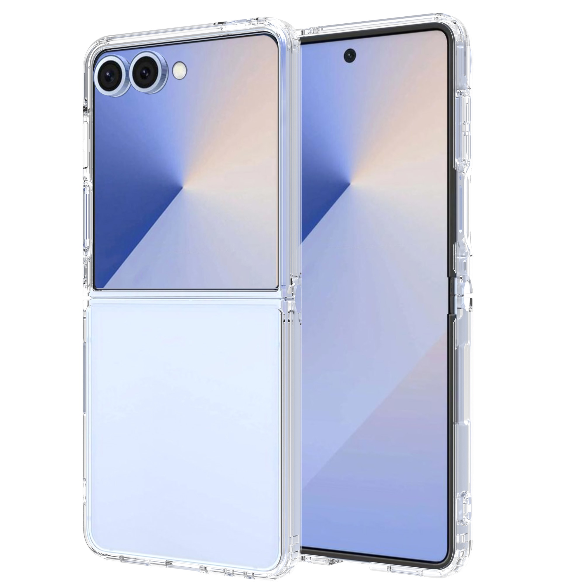 Hybridcover Samsung Galaxy Z Flip 7 gennemsigtig