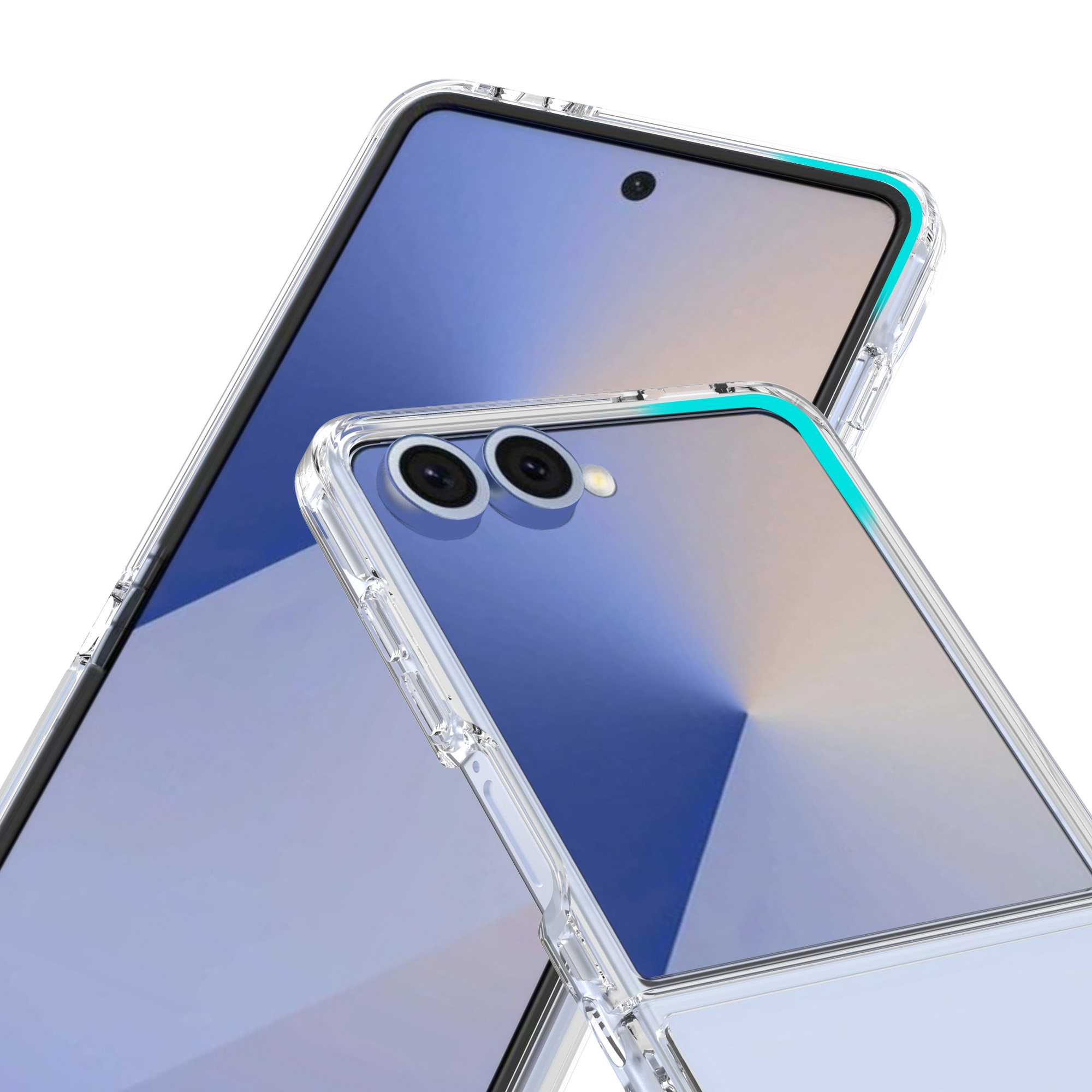 Hybridcover Samsung Galaxy Z Flip 7 gennemsigtig