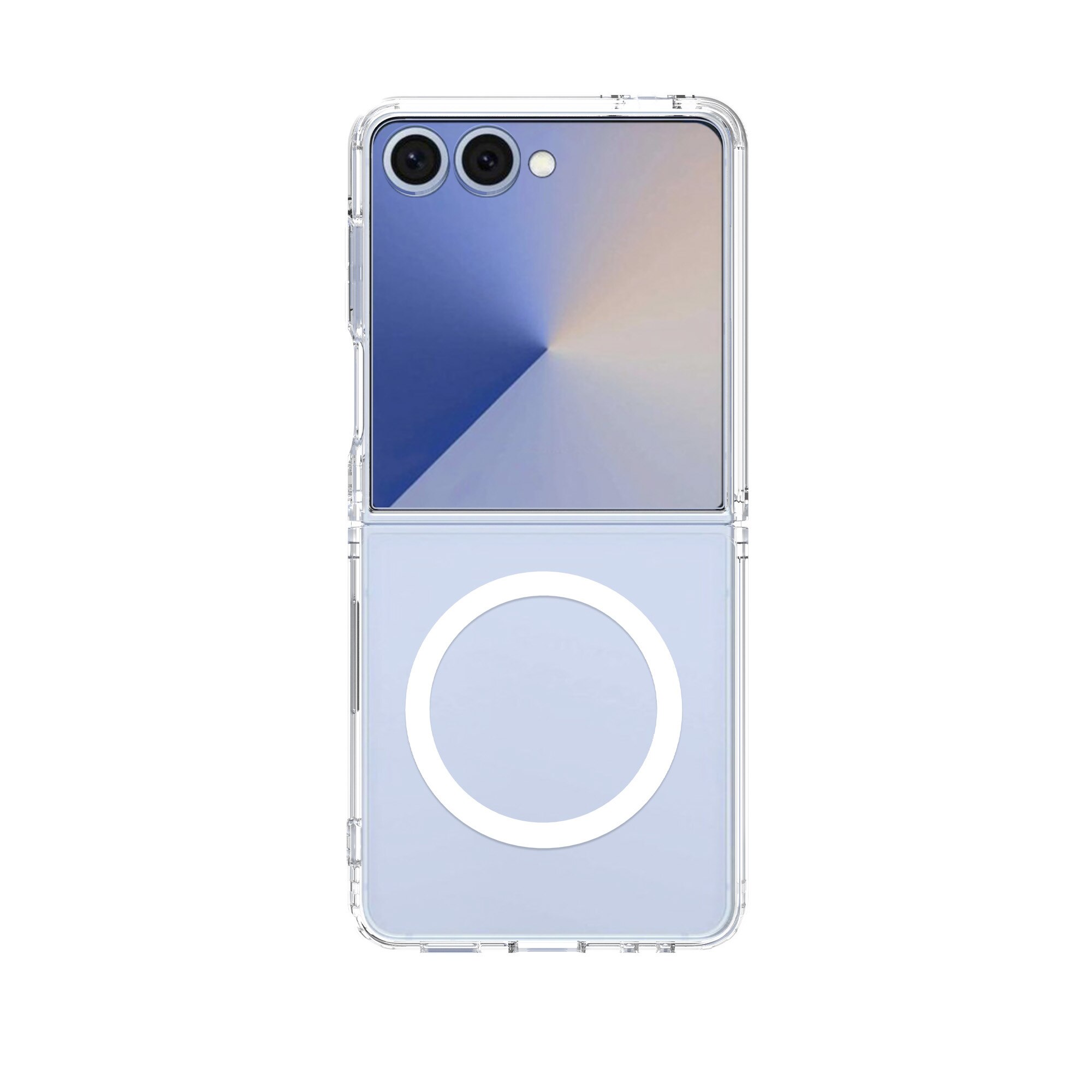Hybridcover MagSafe Samsung Galaxy Z Flip 7 Gennemsigtig