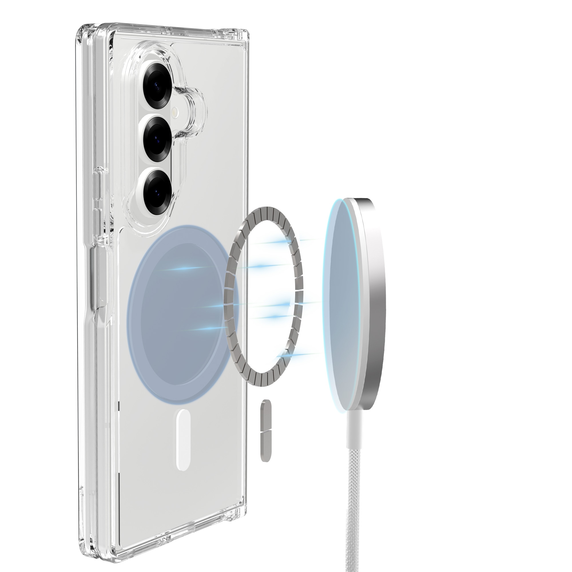 Hybridcover MagSafe Samsung Galaxy Z Fold 7 Gennemsigtig