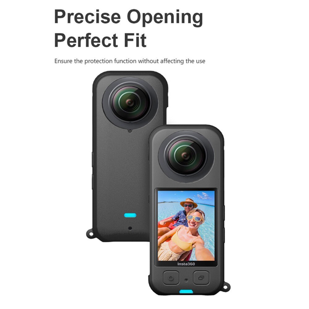 Silikonecover Insta360 X3 sort