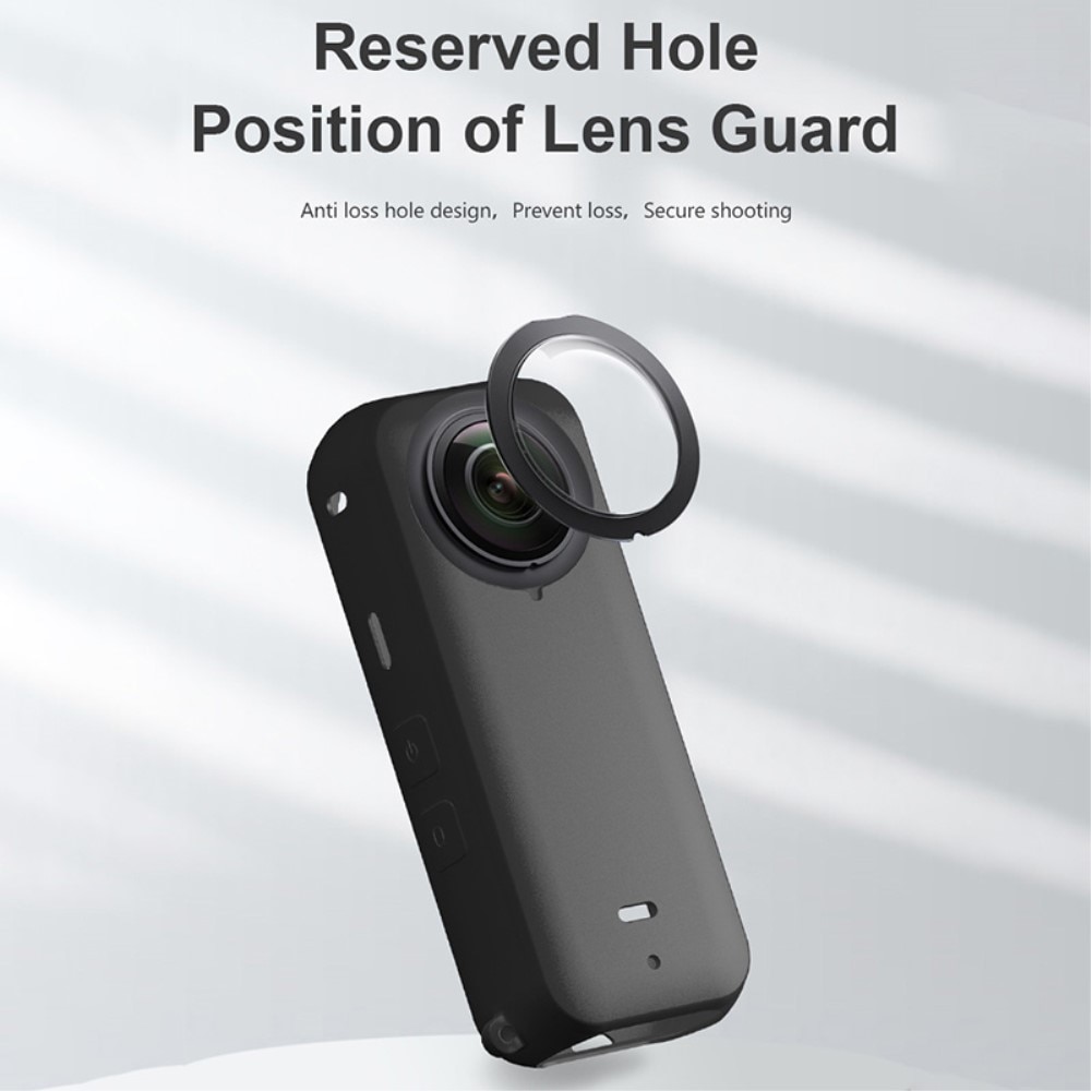 Silikonecover Insta360 X3 sort