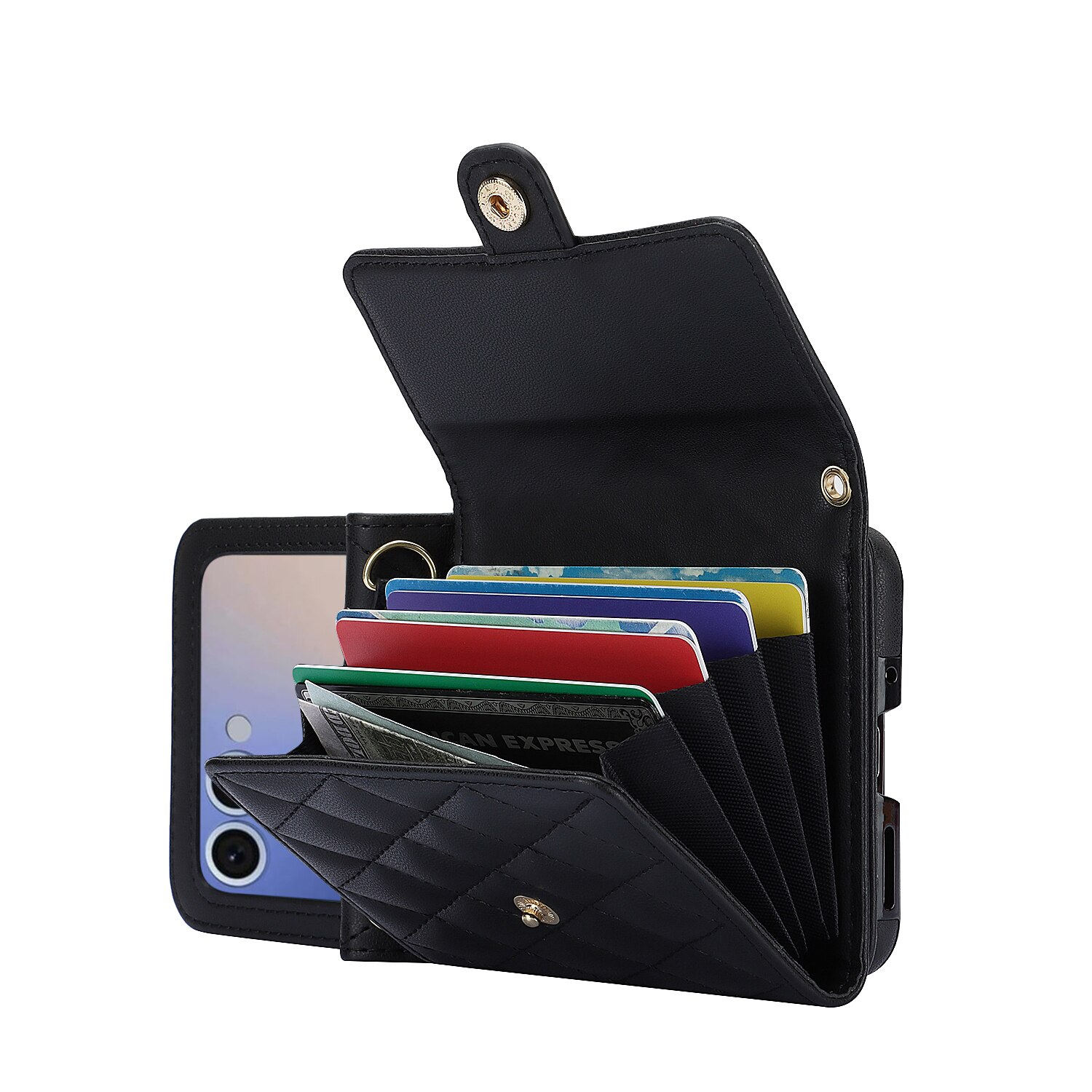 RFID blocking Pung Taske Samsung Galaxy Z Flip 7 Quilted Sort
