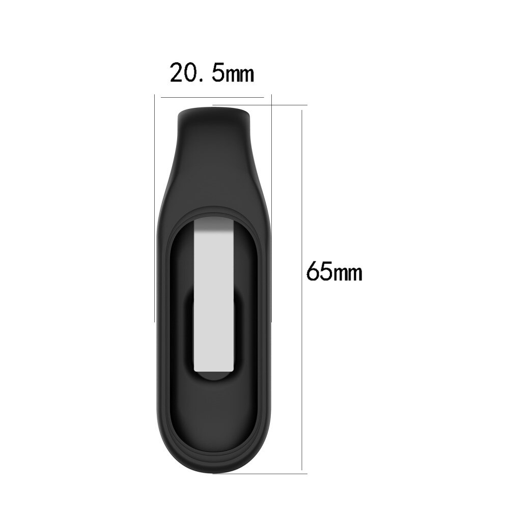 Silikone klemme Xiaomi Mi Band 7 sort