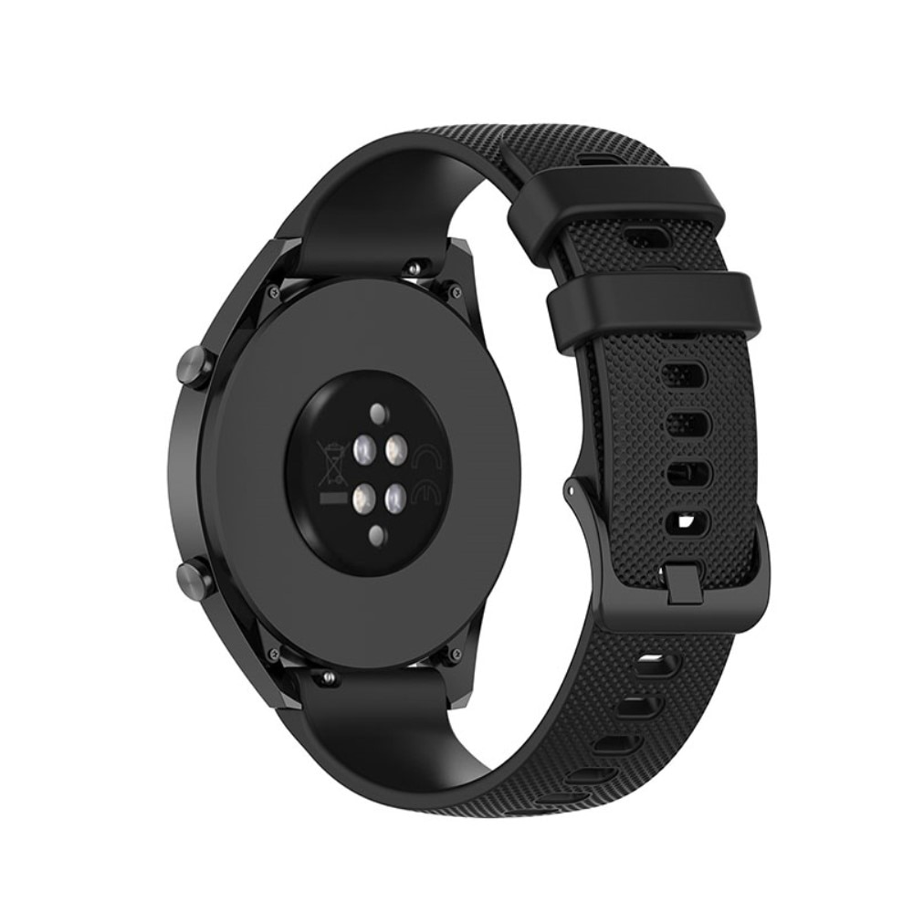 Rem af silikone til Huawei Watch GT 2/3 42 mm sort