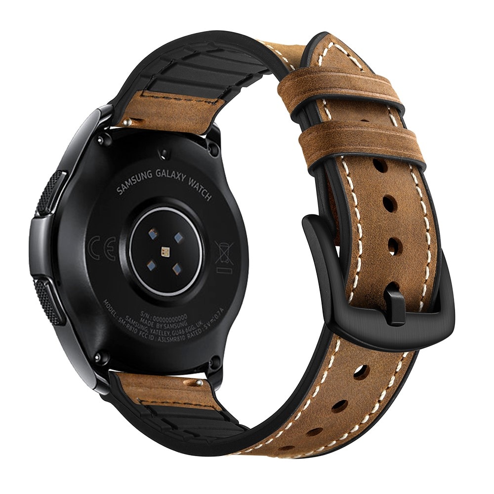 Premium Læderrem Samsung Galaxy Watch 4 Classic 42mm brun