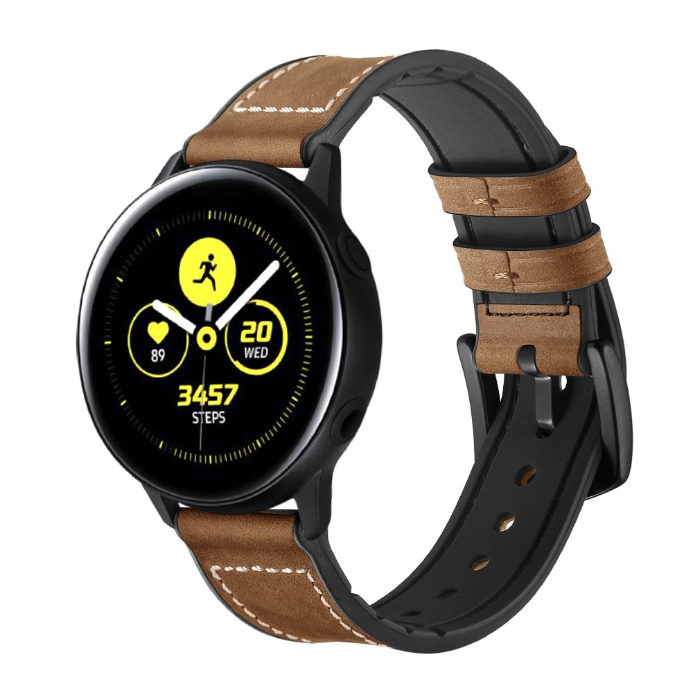 Premium Læderrem Galaxy Watch 4 40/44 mm brun