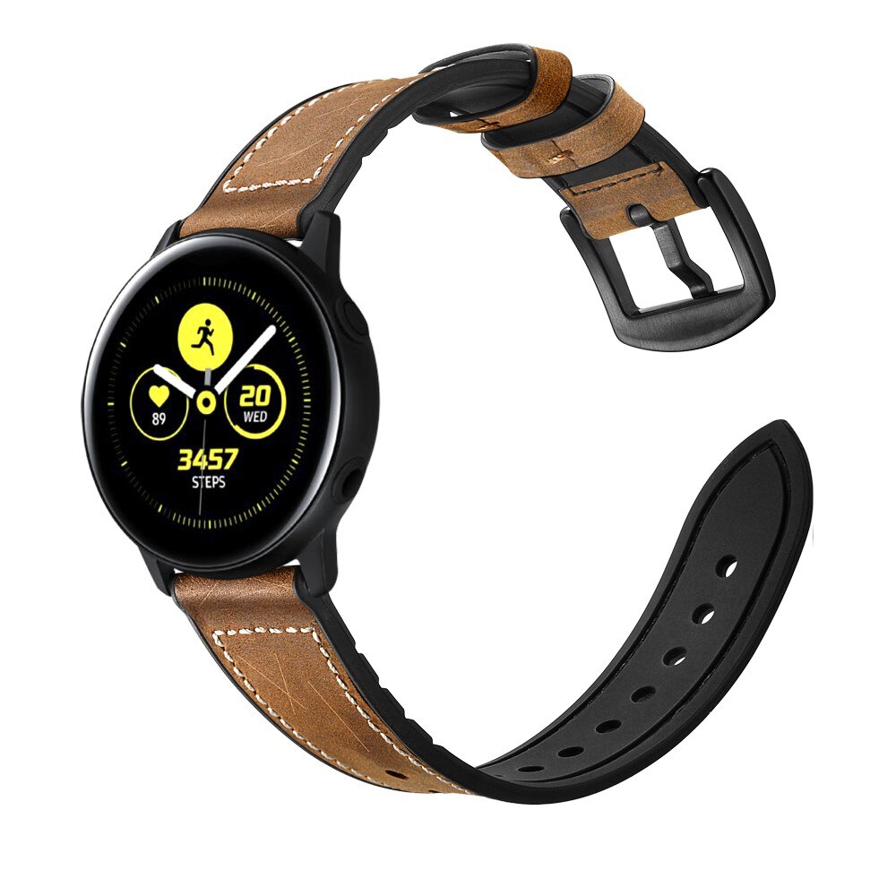 Premium Læderrem Samsung Galaxy Watch 4 40mm brun