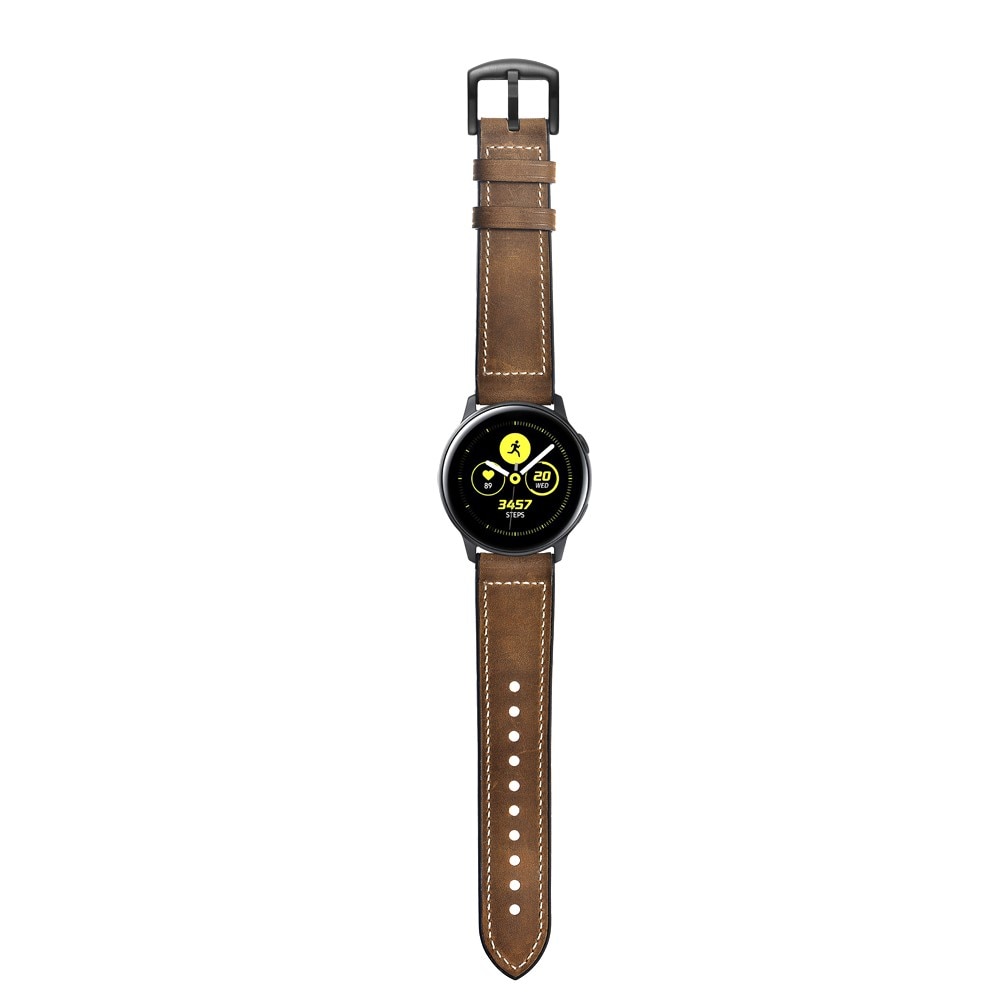 Premium Læderrem Samsung Galaxy Watch 4 40mm brun