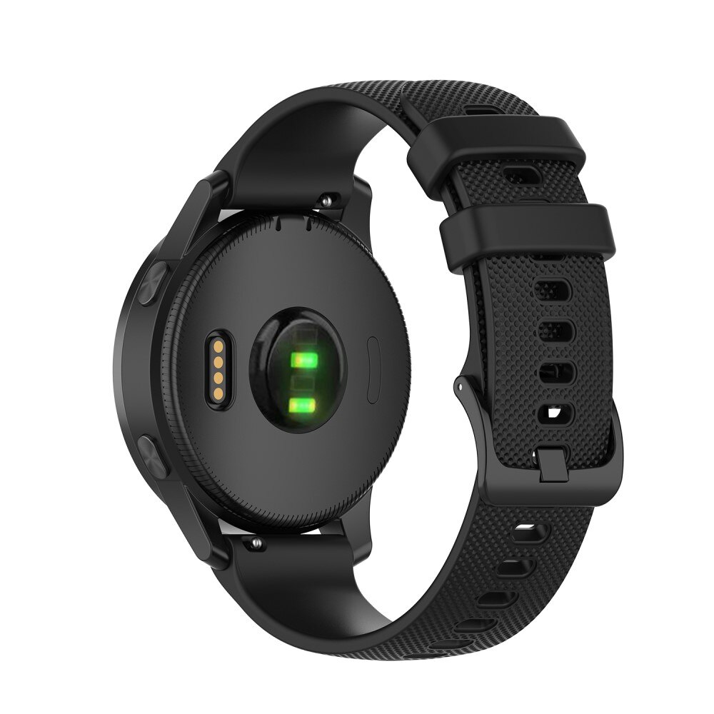 Rem af silikone til Garmin Vivoactive 4/Venu 2 sort