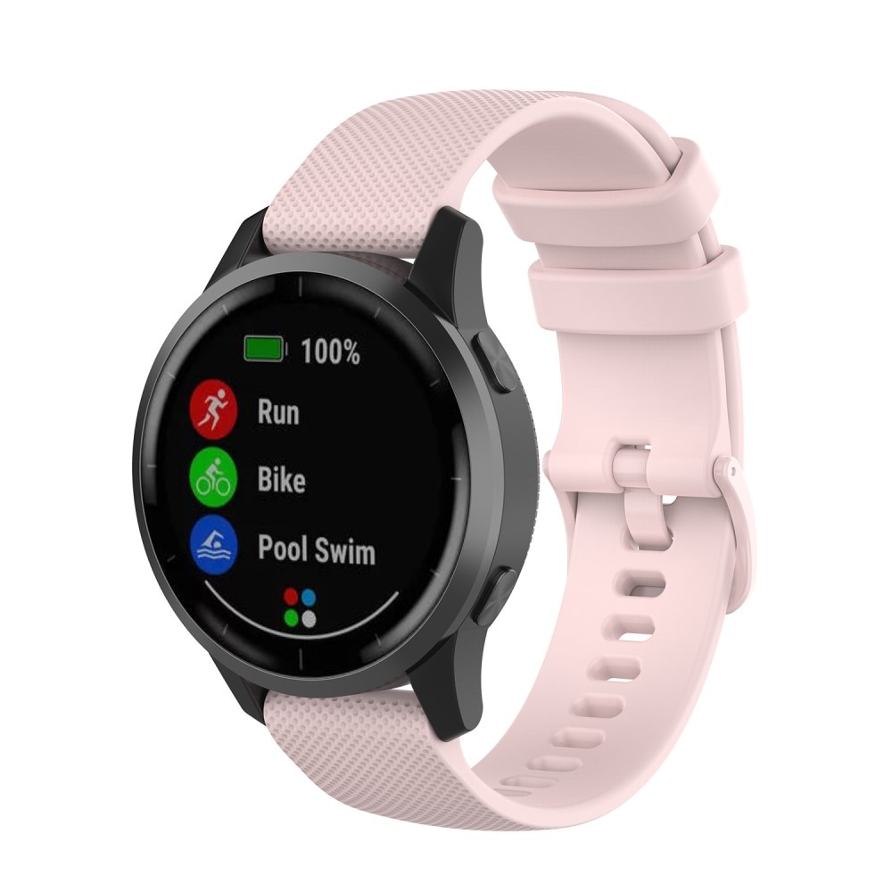 Rem af silikone til Garmin Vivoactive 4 lyserød