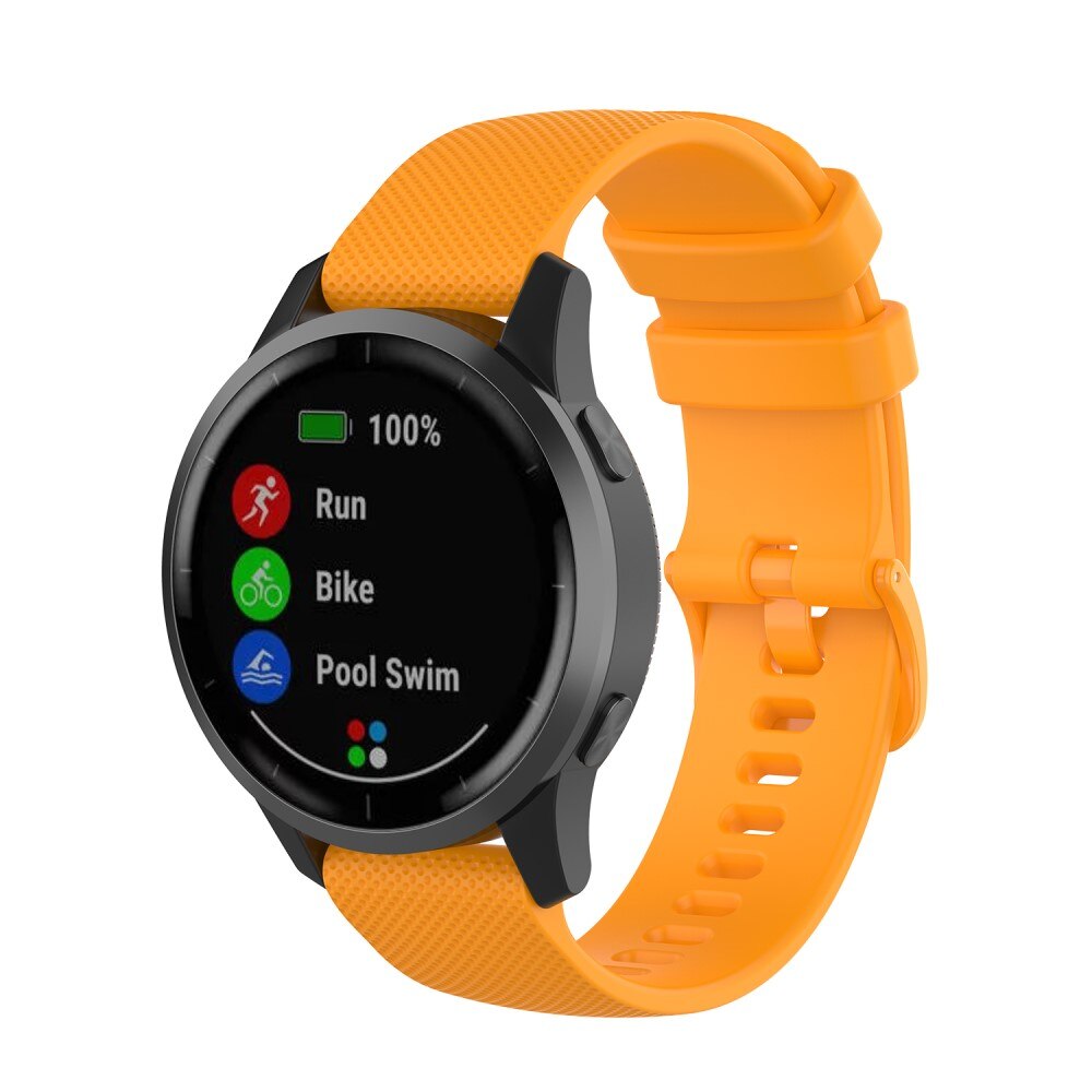 Rem af silikone til Garmin Vivoactive 4 orange