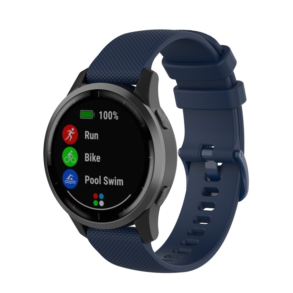 Rem af silikone til Garmin Vivoactive 4 blå