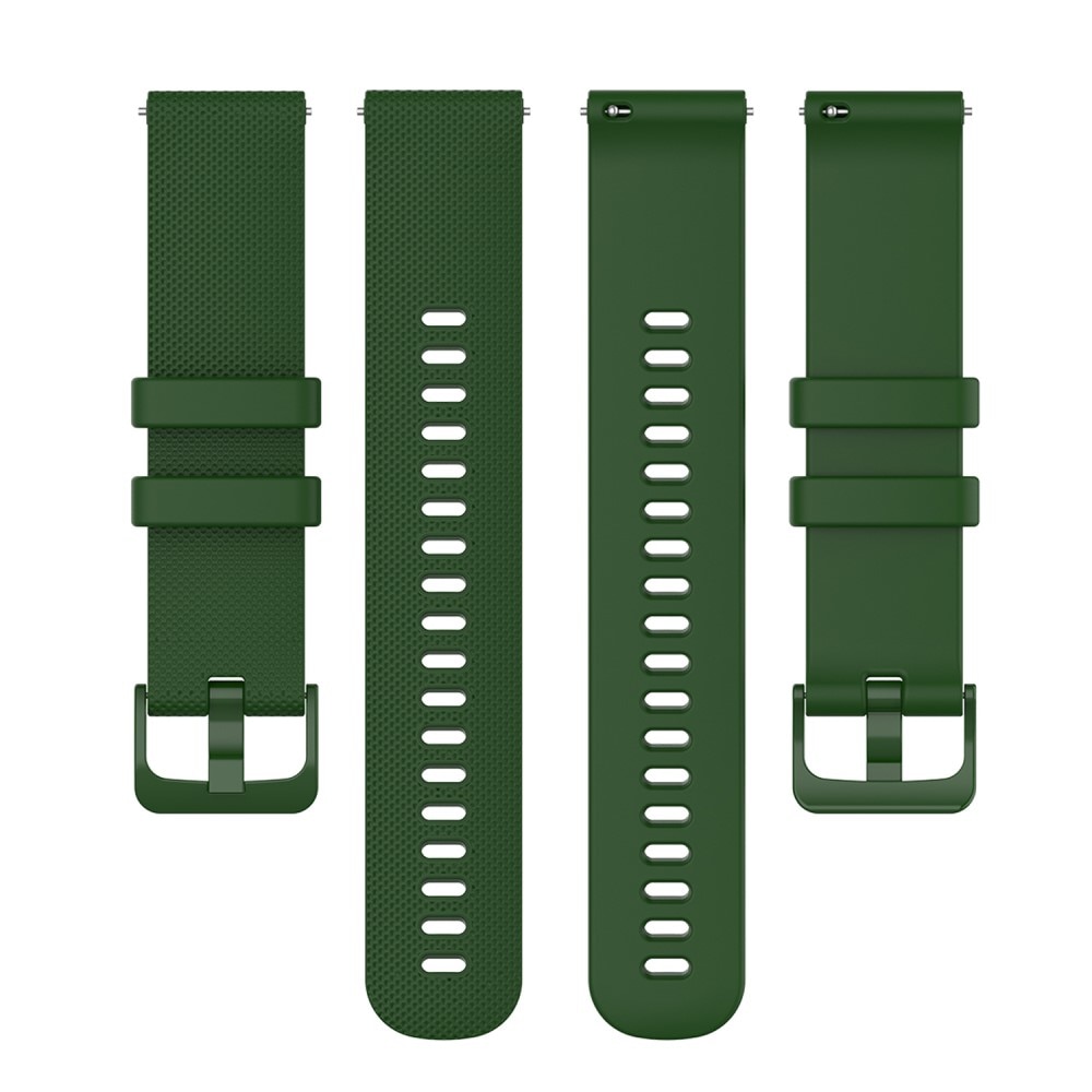 Rem af silikone til Huawei Watch GT 4 41mm mørkegrøn