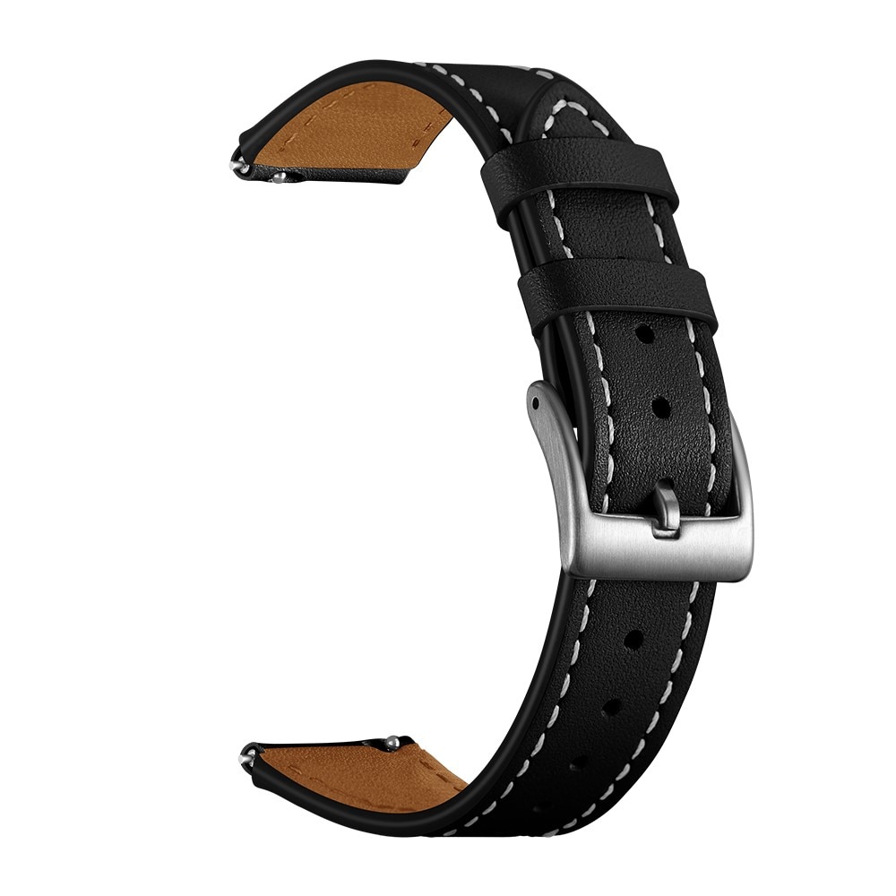 Læderrem Withings Steel HR 36mm sort