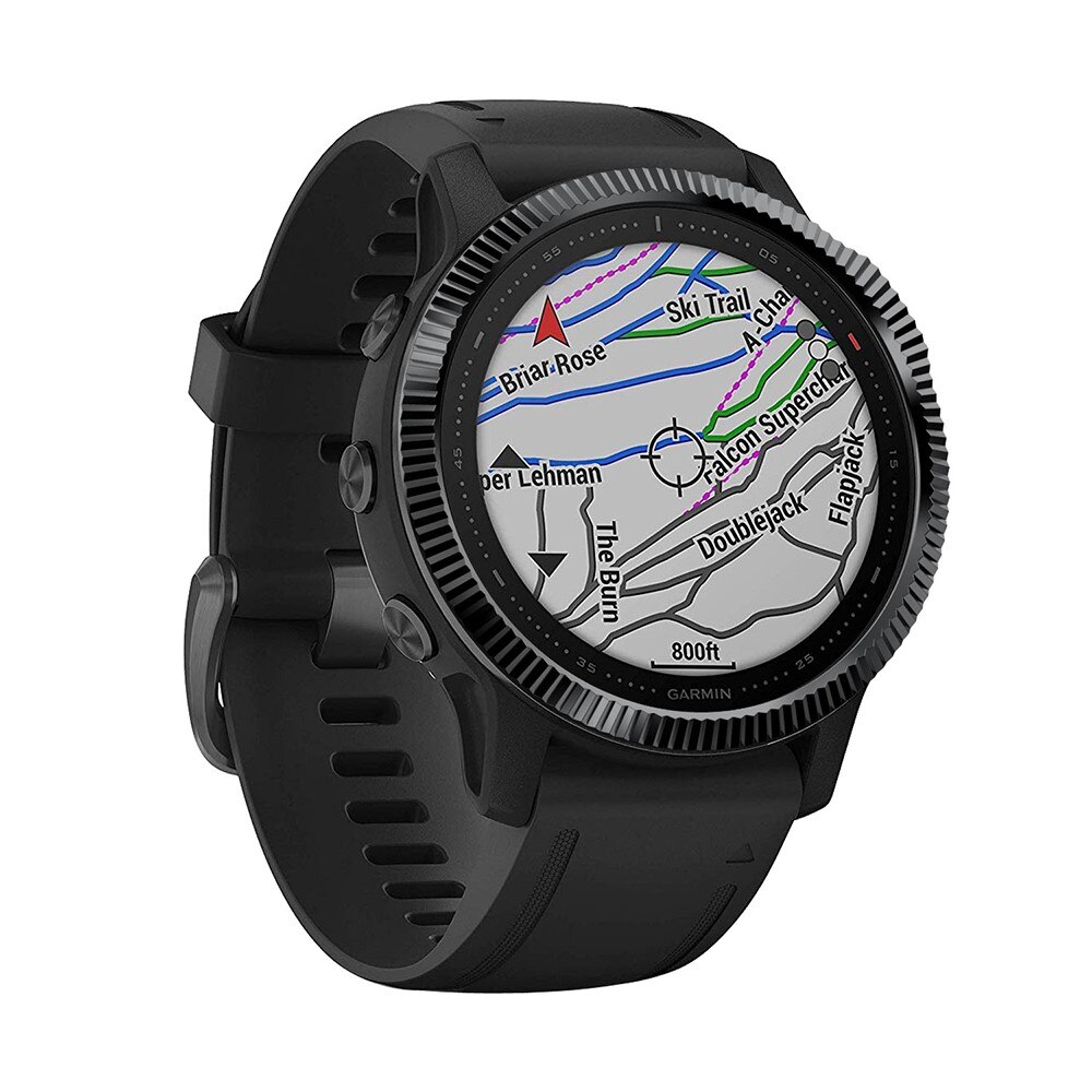 Ramme Fluted Garmin Fenix 6S sort