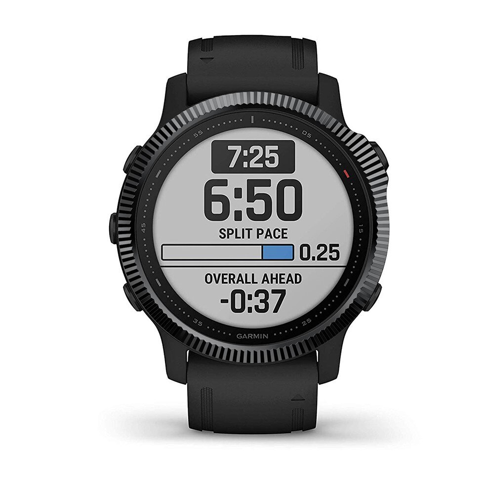 Ramme Fluted Garmin Fenix 6S Pro sort