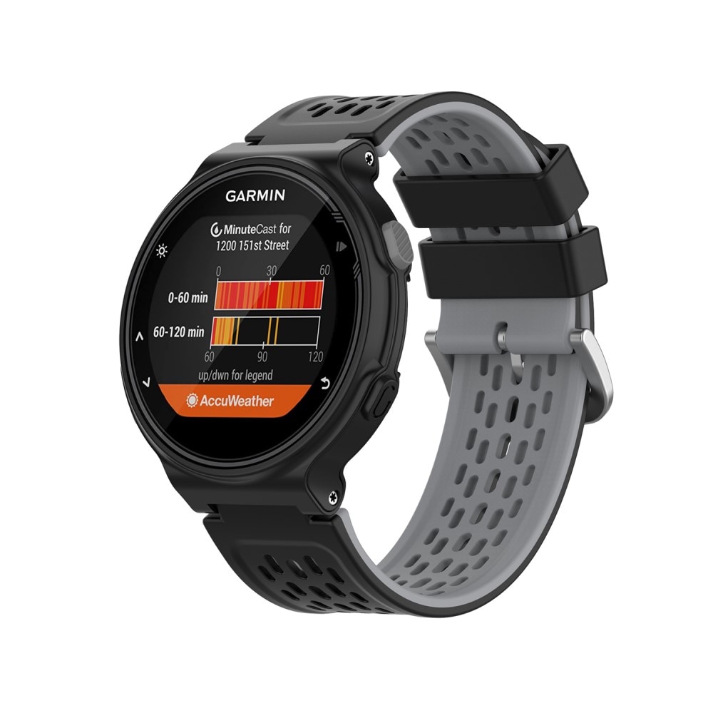 Silikonearmbånd Sport Garmin Approach S2 sort