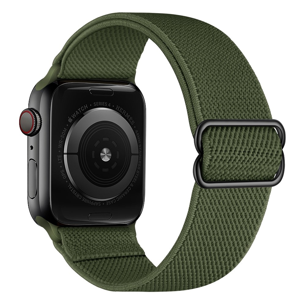 Elastisk Nylonurrem Apple Watch SE 44mm grøn