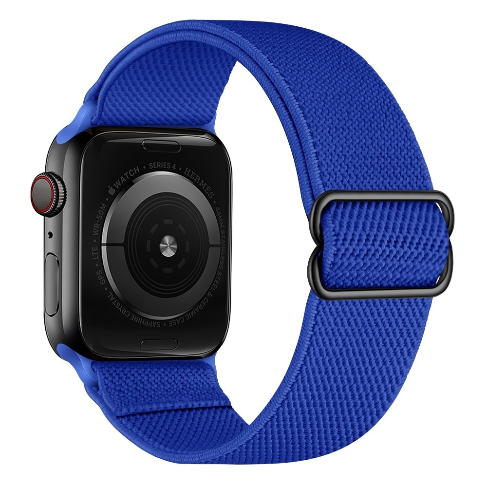 Elastisk Nylonurrem Apple Watch 41mm Series 8 blå